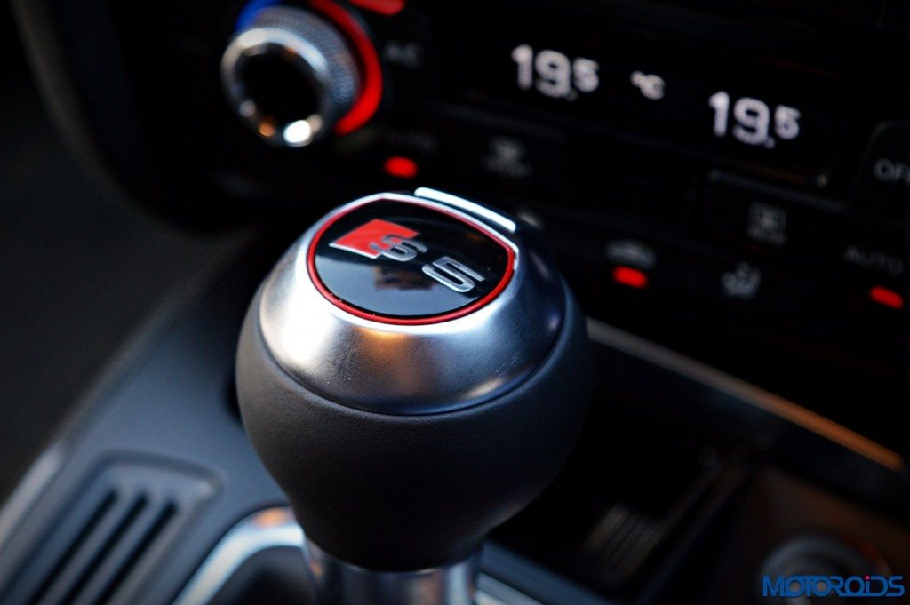 new Audi S5 shifter stick