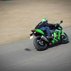 Kawasaki Ninja ZX R Review Action Shots