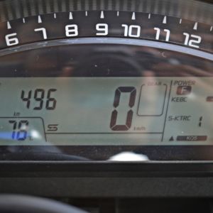 Kawasaki Ninja ZX R Review Details Instrument Cluster