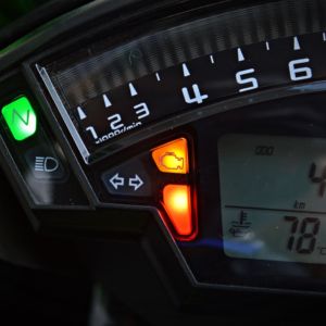 Kawasaki Ninja ZX R Review Details Instrument Cluster