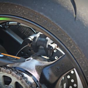 Kawasaki Ninja ZX R Review Details Rear Brake