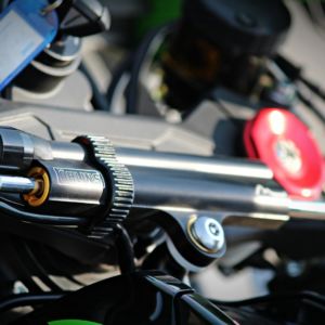 Kawasaki Ninja ZX R Review Details Steering Damper