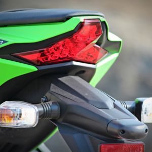 Kawasaki Ninja ZX R Review Details Tail Light