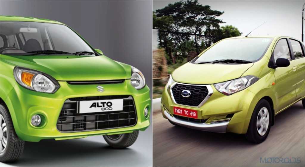 Alto 800 vs redi-GO