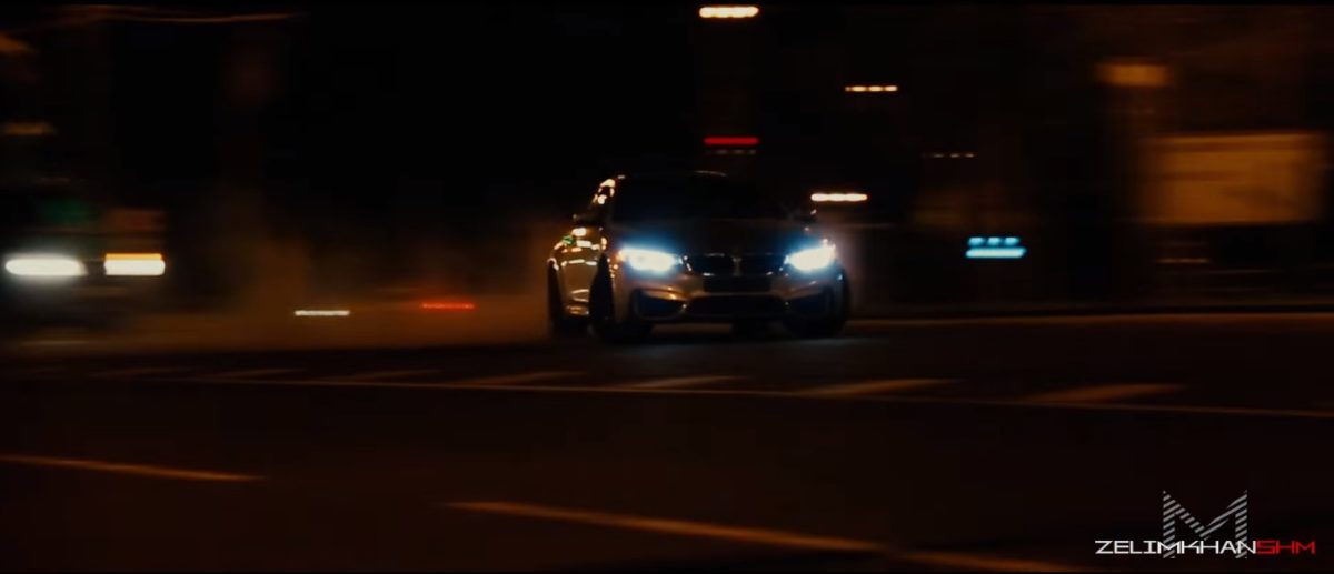 BMW M Drifting on Moscow Streets