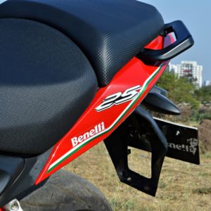 Benelli TNT Review Details Rear Panel