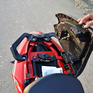 Benelli TNT Review Details Underseat Storage