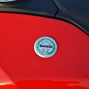 Benelli TNT Review Details   Fuel Tank Logo