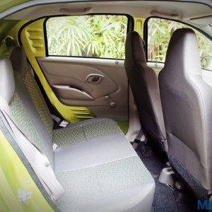 Datsun redi Go rear seat