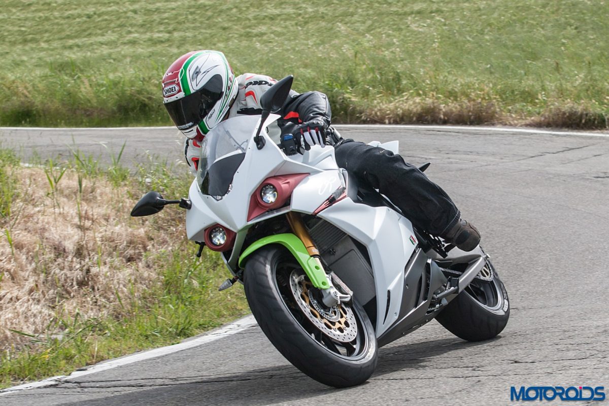 Energica Ego  action