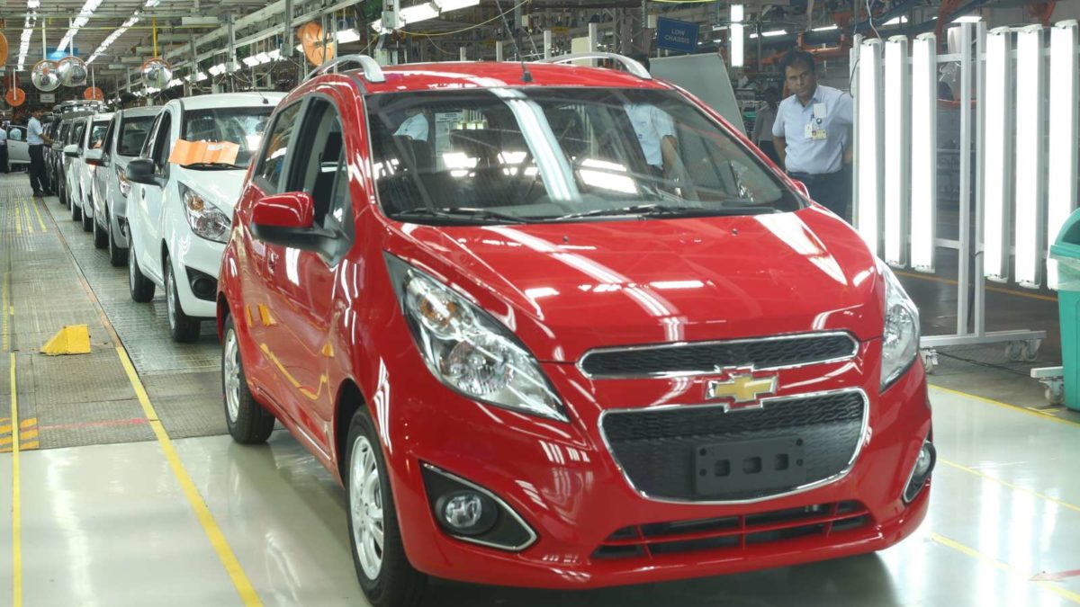 GM India Rolls Out First Left Hand Drive Chevrolet Beat for Argentina