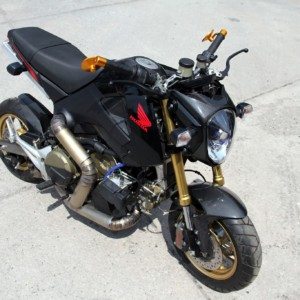 Honda Grom with a Ducati Panigale R engine