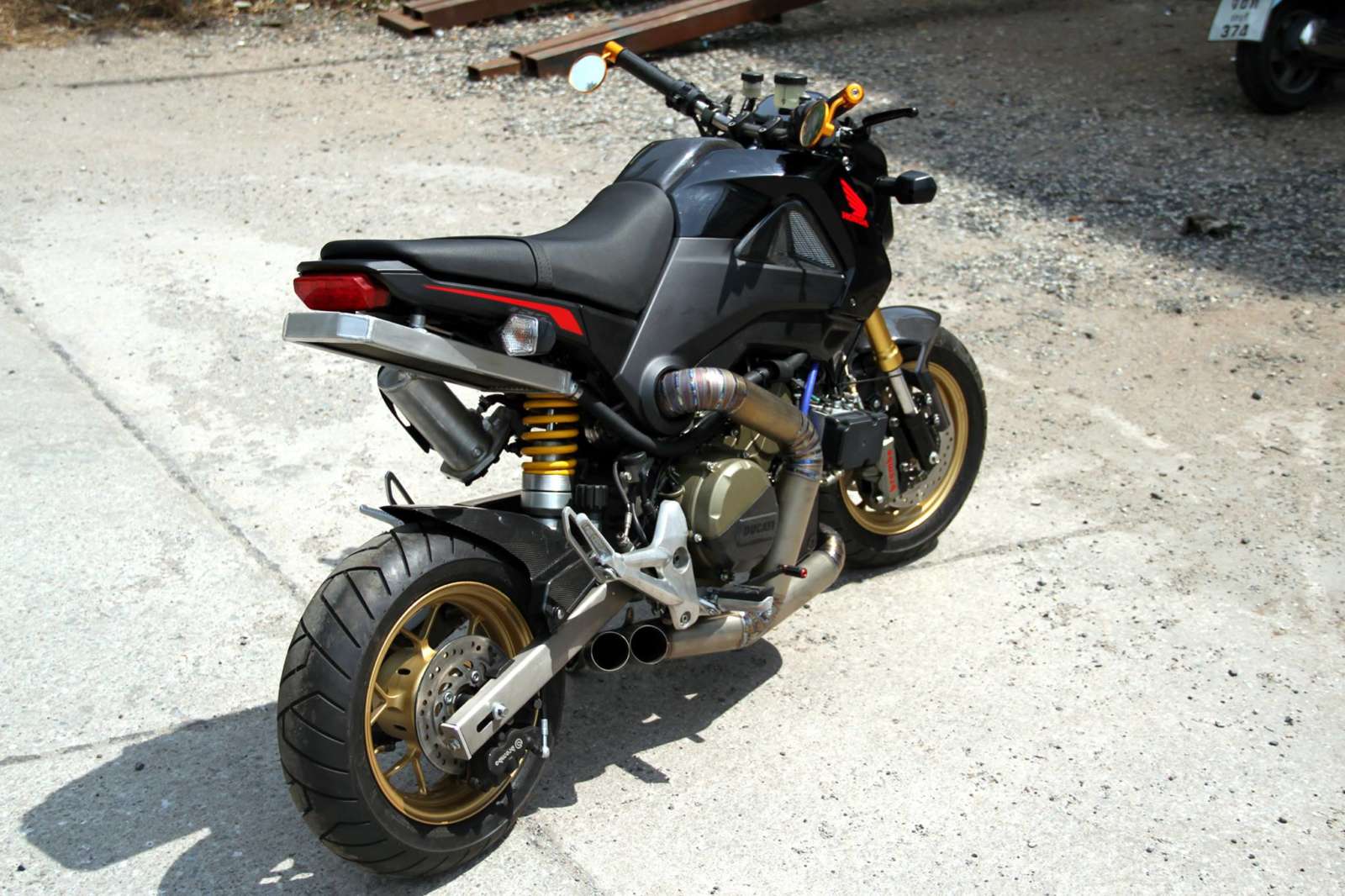 Video 205 HP Honda Grom with a Ducati Panigale R engine is borderline psychotic Motoroids