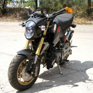Honda Grom with a Ducati Panigale R engine