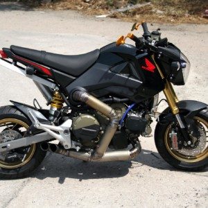 Honda Grom with a Ducati Panigale R engine