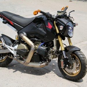 Honda Grom with a Ducati Panigale R engine