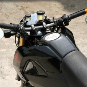 Honda Grom with a Ducati Panigale R engine