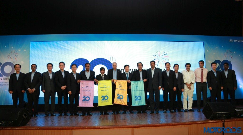 Hyundai 20 years in India celebrations (1)