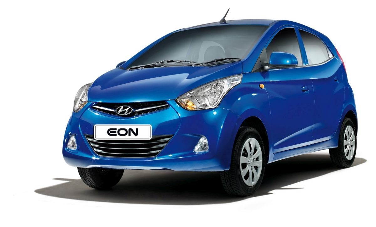 Hyundai Eon blue