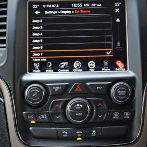 Jeep Grand Cherokee India interior details