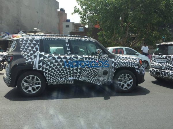 Jeep Renegade spied testing