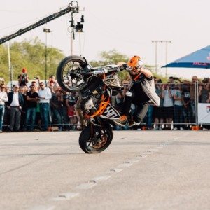 KTM Duke Stunt Rider Rok Bagoros