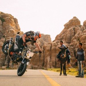 KTM Duke Stunt Rider Rok Bagoros