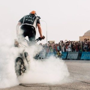 KTM Duke Stunt Rider Rok Bagoros