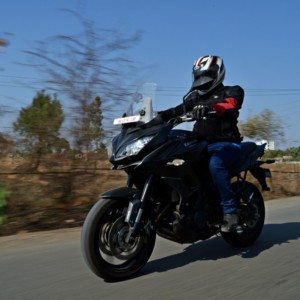 Kawasaki Versys  Review Action Shots