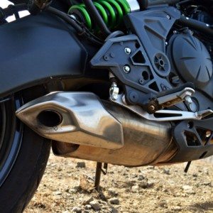 Kawasaki Versys  Review Details Exhaust