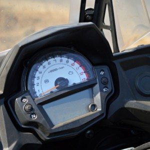 Kawasaki Versys  Review Details Instrument Cluster