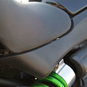 Kawasaki Versys  Review Details Rider Seat Padding