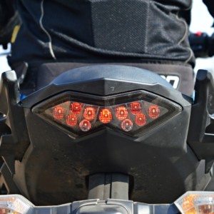 Kawasaki Versys  Review Details Tail Light