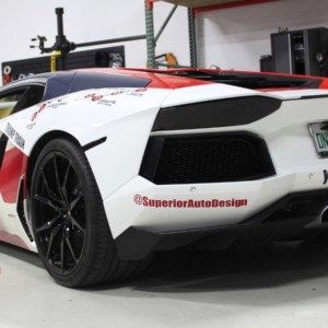 Lamborghini Aventador Wrapped in Donald Trump face TRumpVentador