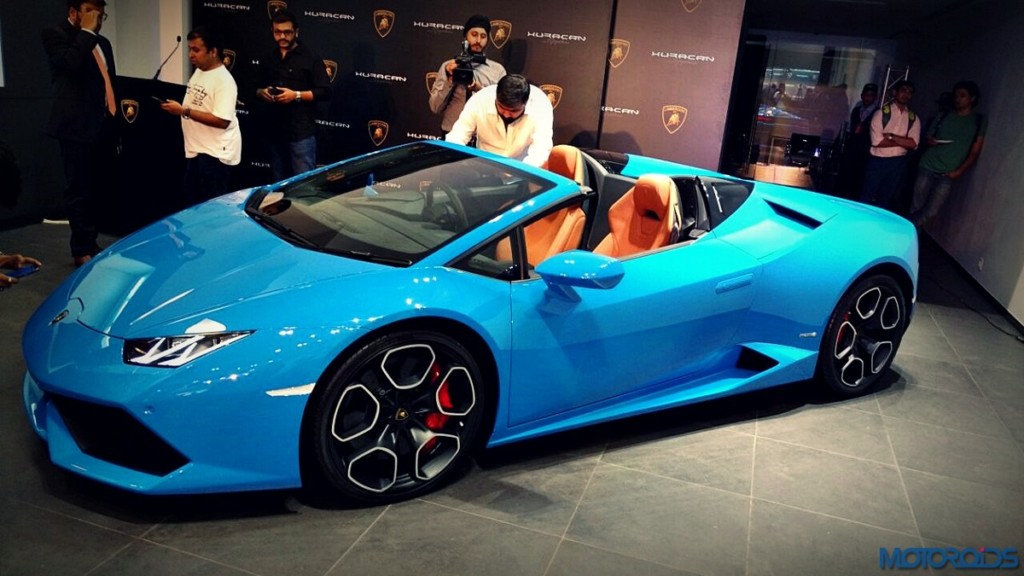 Lamborghini Huracan Spyder India (1)