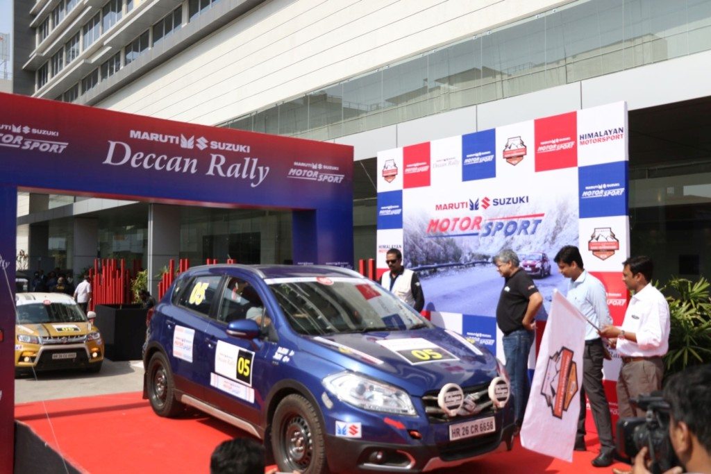 Maruti Suzuki India Ltd flag off Maruti Suzuki Deccan Rally1 (1)