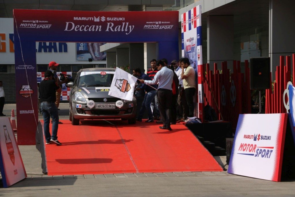Maruti Suzuki India Ltd flag off Maruti Suzuki Deccan Rally1 (2)