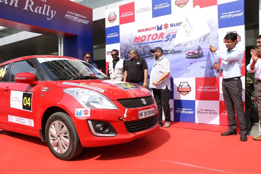 Maruti Suzuki India Ltd flag off Maruti Suzuki Deccan Rally1 (3)