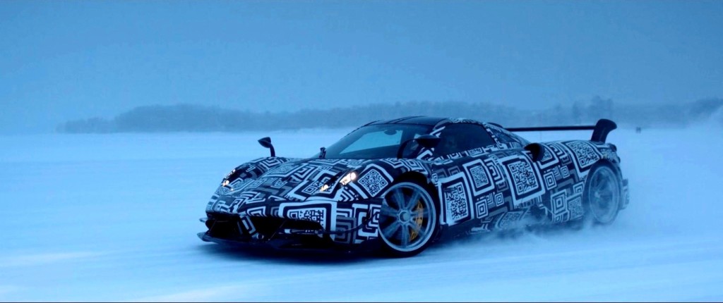 Pagani Huayra BC snow test (6)