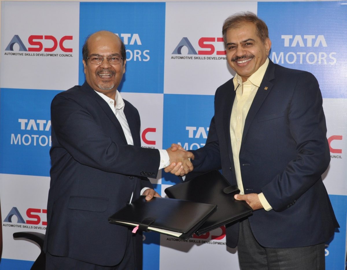 Tata Motors signs MoU with Automotive Skills Development Council