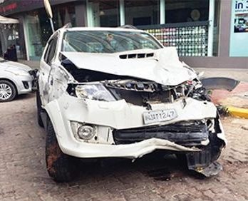 Toyota Fortuner BWSL mishap