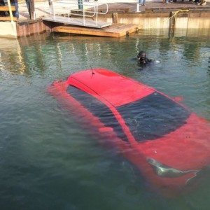 Toyota Yaris Woman lake GPS