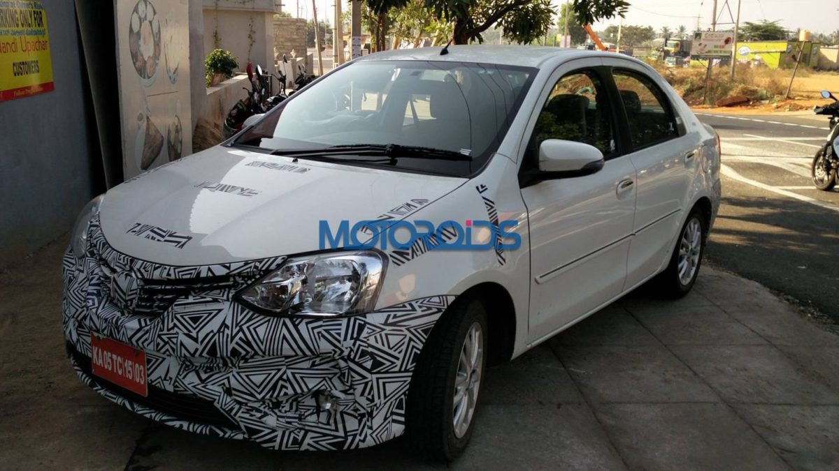 Upcoming Toyota Etios facelift