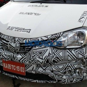 Upcoming Toyota Etios facelift