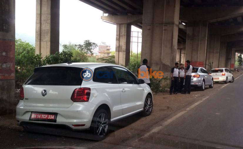 VW Polo GTI spied again