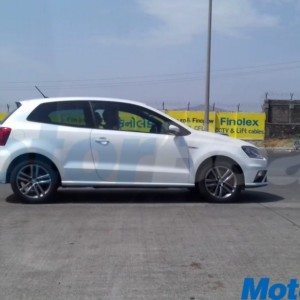 Volkswagen Ameo and Polo GTI spied