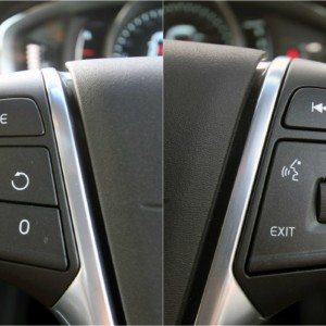 Volvo S  cross country Steering mounted controls