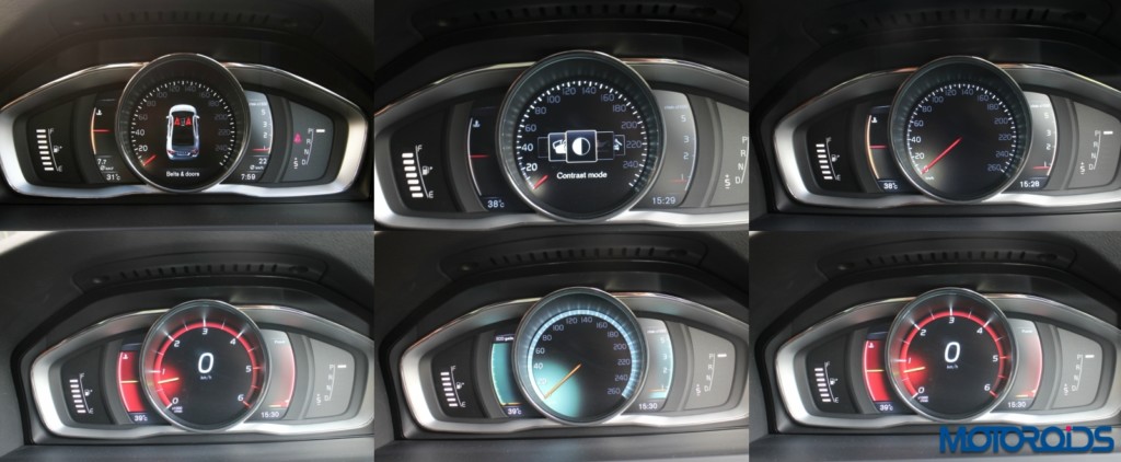 Volvo S 60 cross country instrument cluster collage