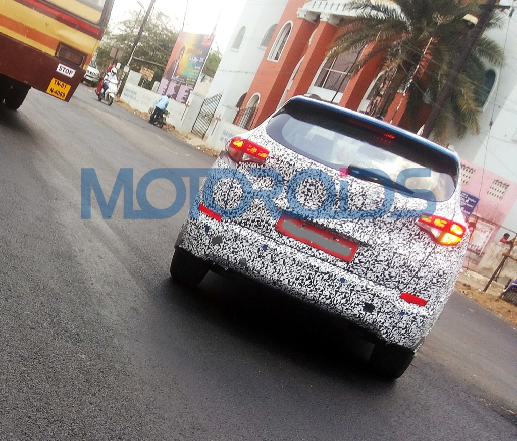 new 2016 Hyundai Tucson India spy image