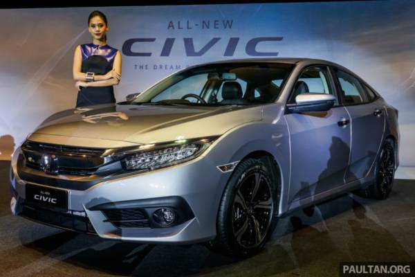 Honda Civic launched in Malaysia